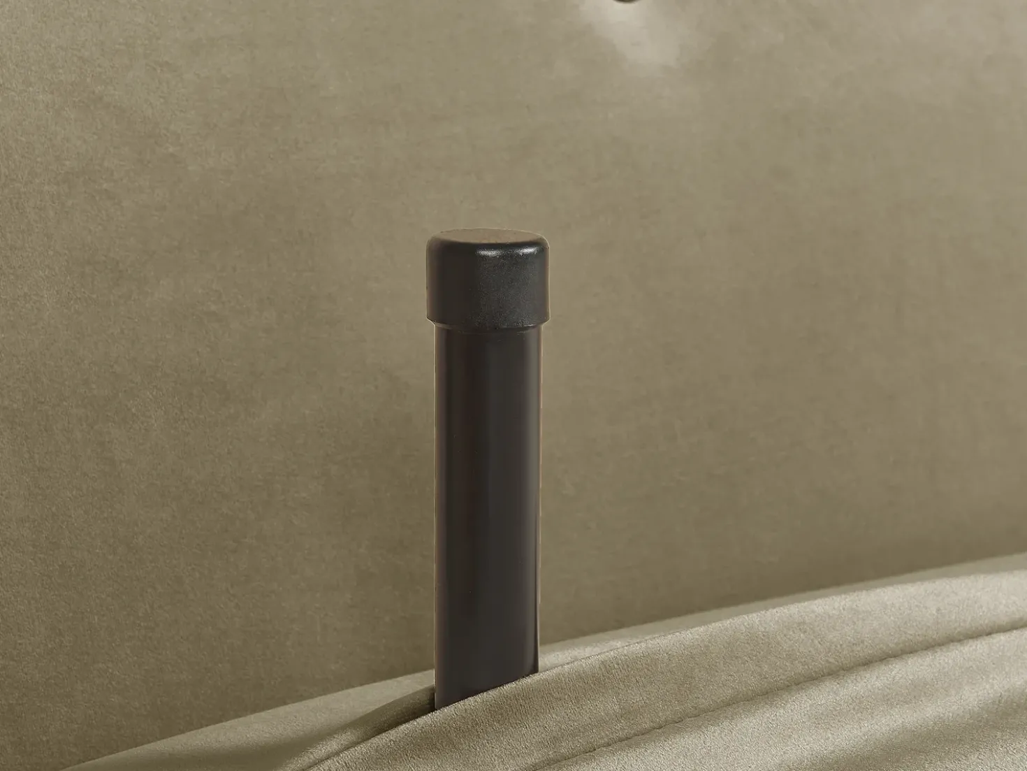 Divano letto singolo FARRIS Velluto Verde oliva