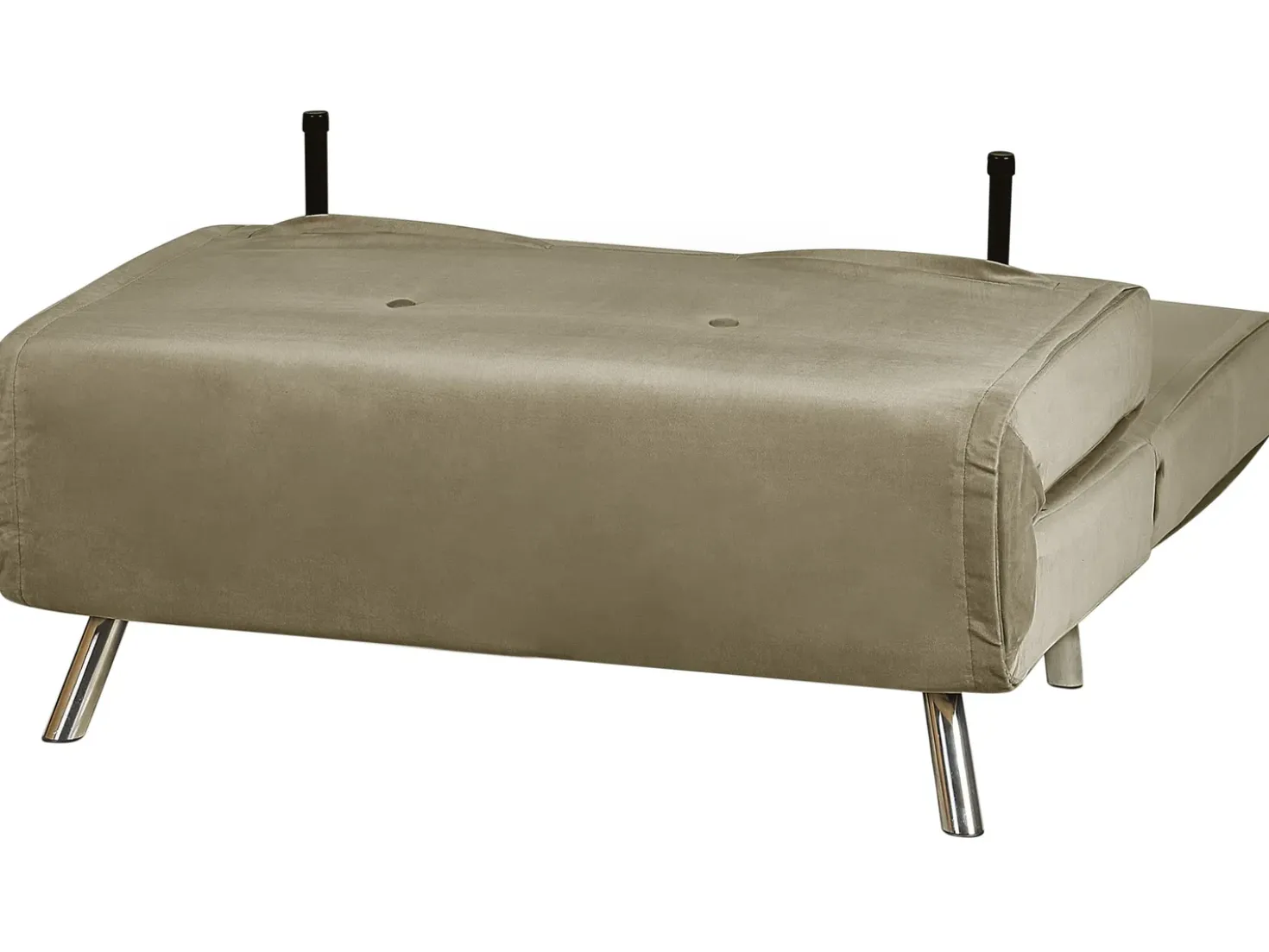 Divano letto singolo FARRIS Velluto Verde oliva
