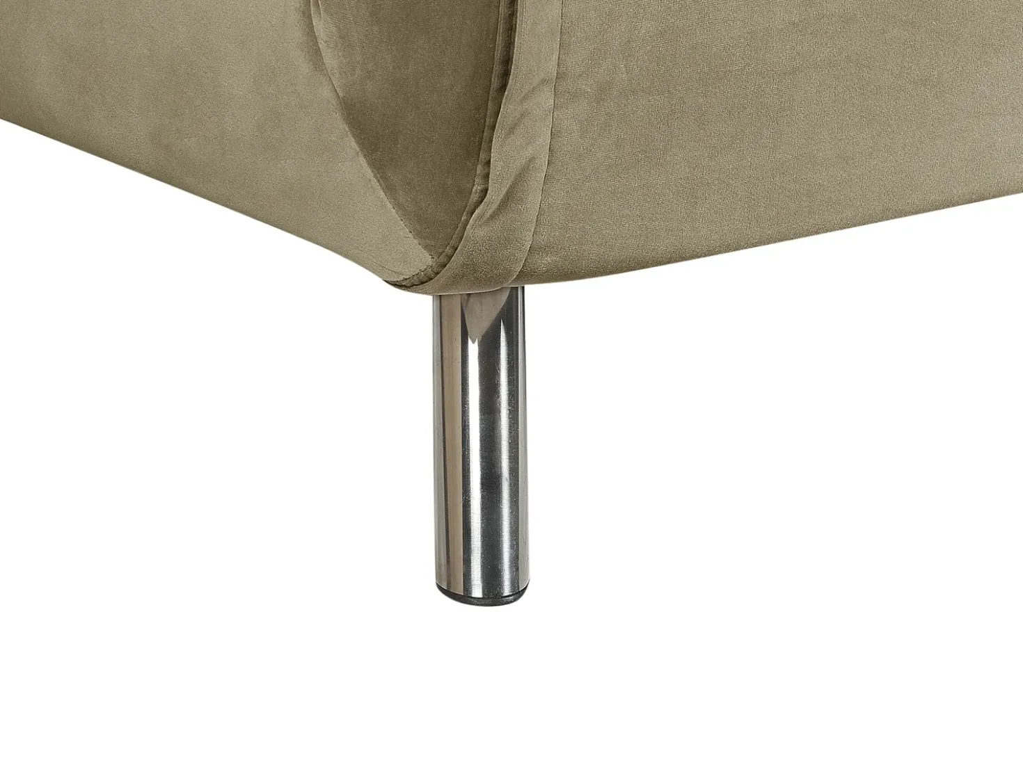 Divano letto singolo FARRIS Velluto Verde oliva