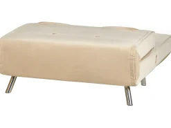 Divano letto singolo FARRIS Velluto Beige sabbia