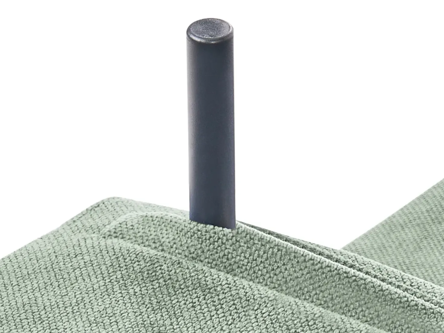 Divano letto singolo JERSLEV Tessuto Verde chiaro