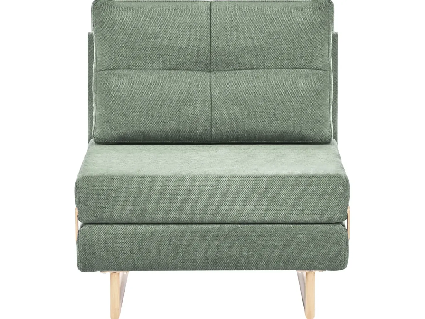 Divano letto singolo JERSLEV Tessuto Verde chiaro