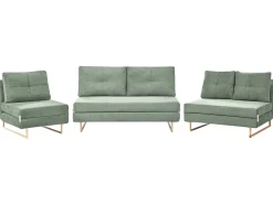 Divano letto singolo JERSLEV Tessuto Verde chiaro