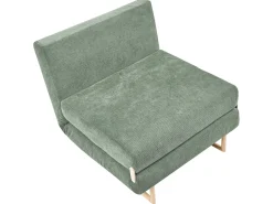 Divano letto singolo JERSLEV Tessuto Verde chiaro