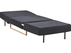 Divano letto singolo JERSLEV Tessuto Nero