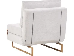 Divano letto singolo JERSLEV Tessuto Bianco sporco
