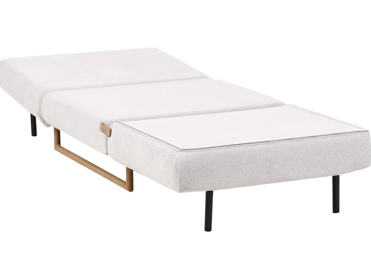 Divano letto singolo JERSLEV Tessuto Bianco sporco