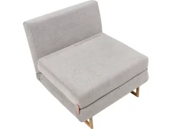 Divano letto singolo JERSLEV Tessuto Grigio