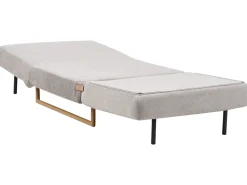 Divano letto singolo JERSLEV Tessuto Grigio