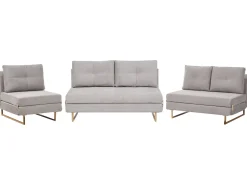 Divano letto singolo JERSLEV Tessuto Grigio