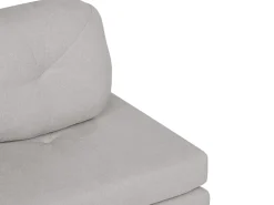 Divano letto singolo OLDEN Tessuto Grigio chiaro