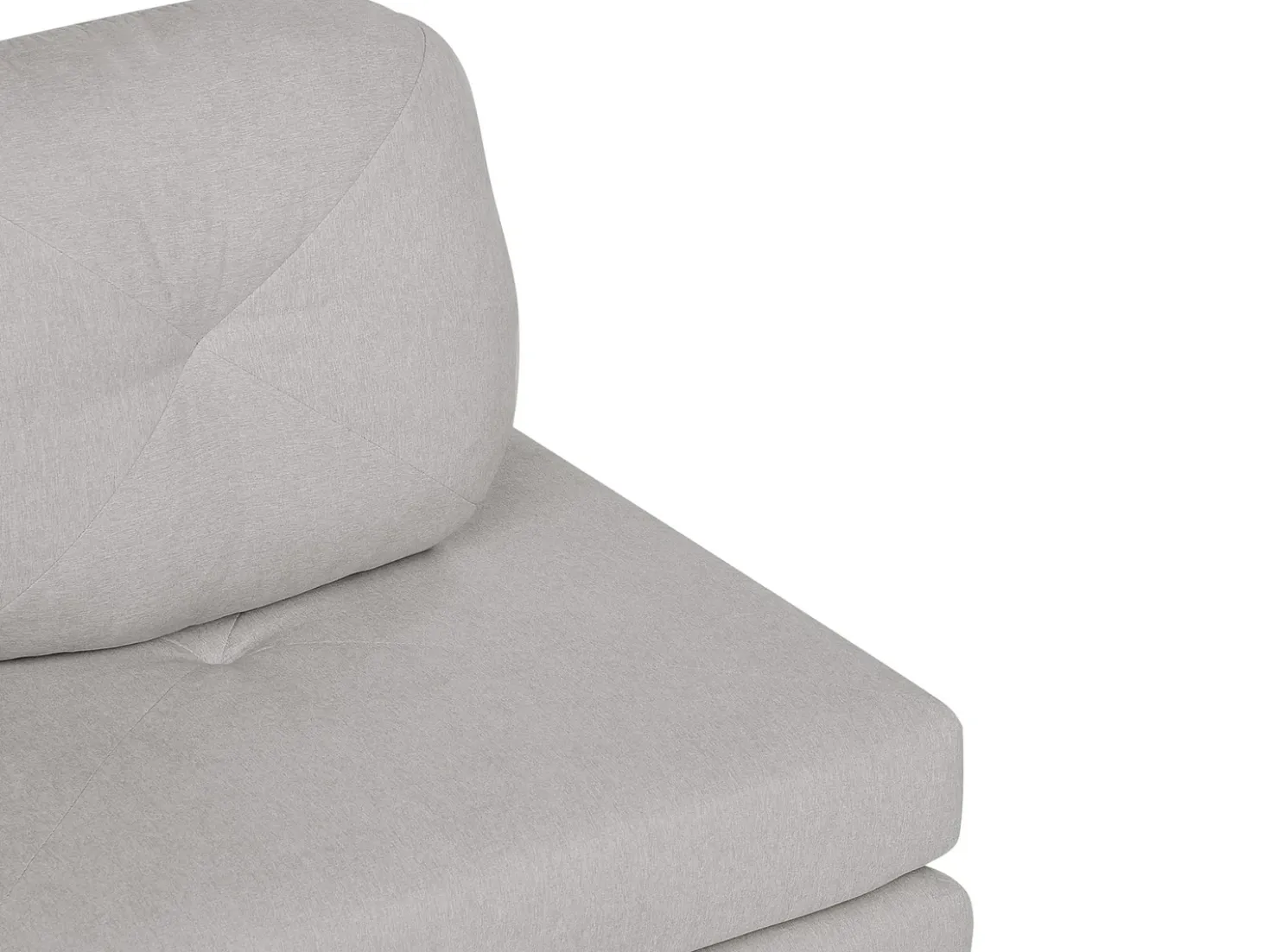 Divano letto singolo OLDEN Tessuto Grigio chiaro