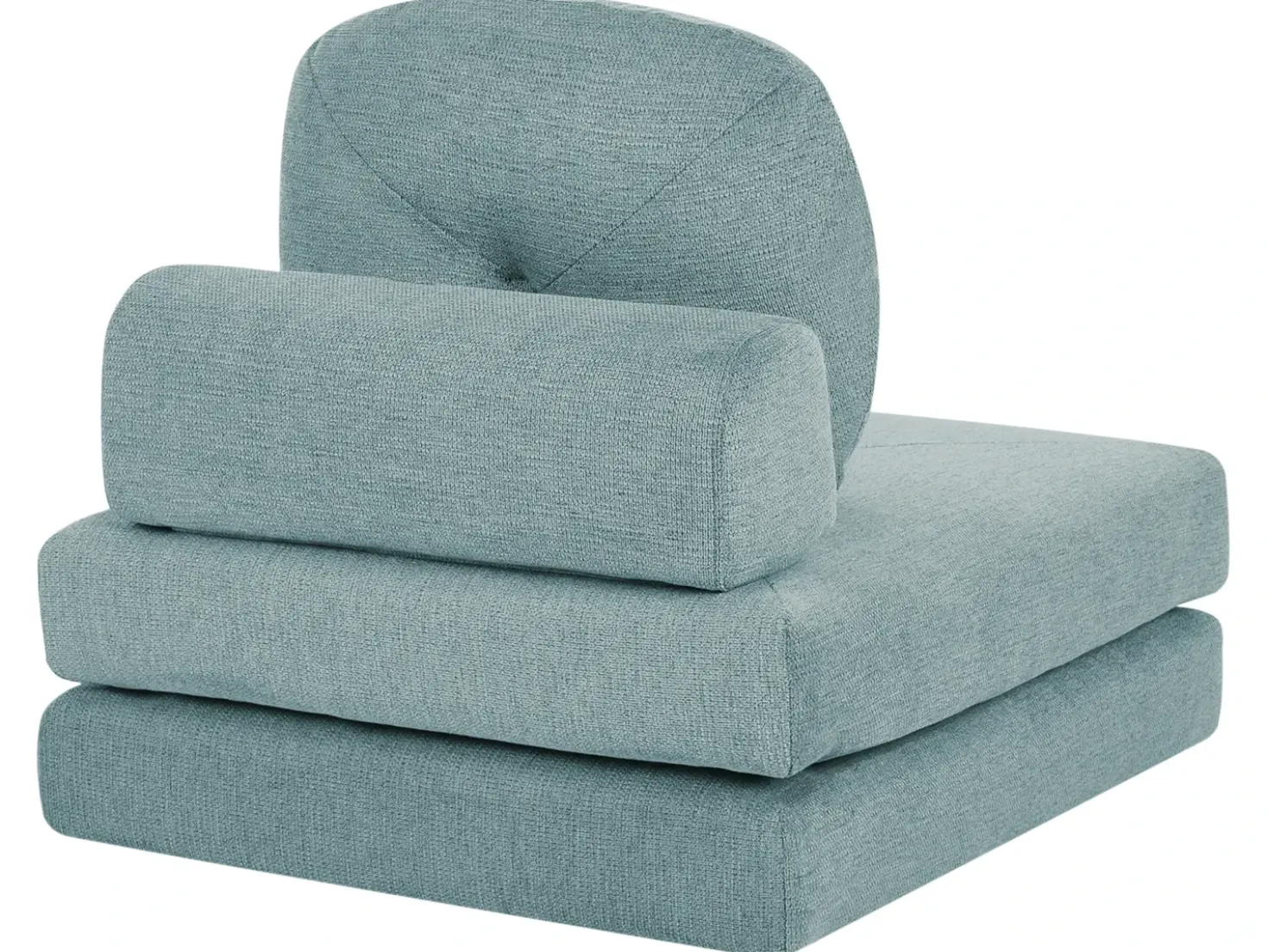 Divano letto singolo OLDEN Tessuto Verde menta