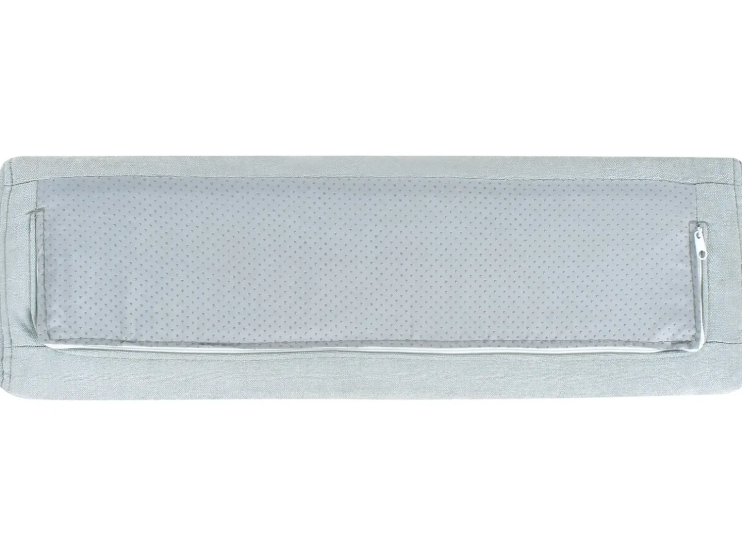 Divano letto singolo OLDEN Ciniglia Azzurro