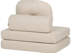 Divano letto singolo OLDEN Tessuto Beige chiaro