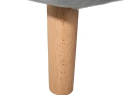 Divano letto singolo SETTEN Tessuto Grigio chiaro