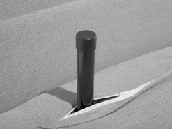 Divano letto singolo SETTEN Tessuto Grigio chiaro