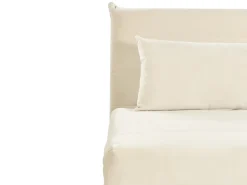 Divano letto singolo SETTEN Velluto Beige chiaro