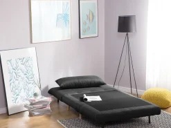 Divano letto singolo SETTEN Tessuto Grigio scuro