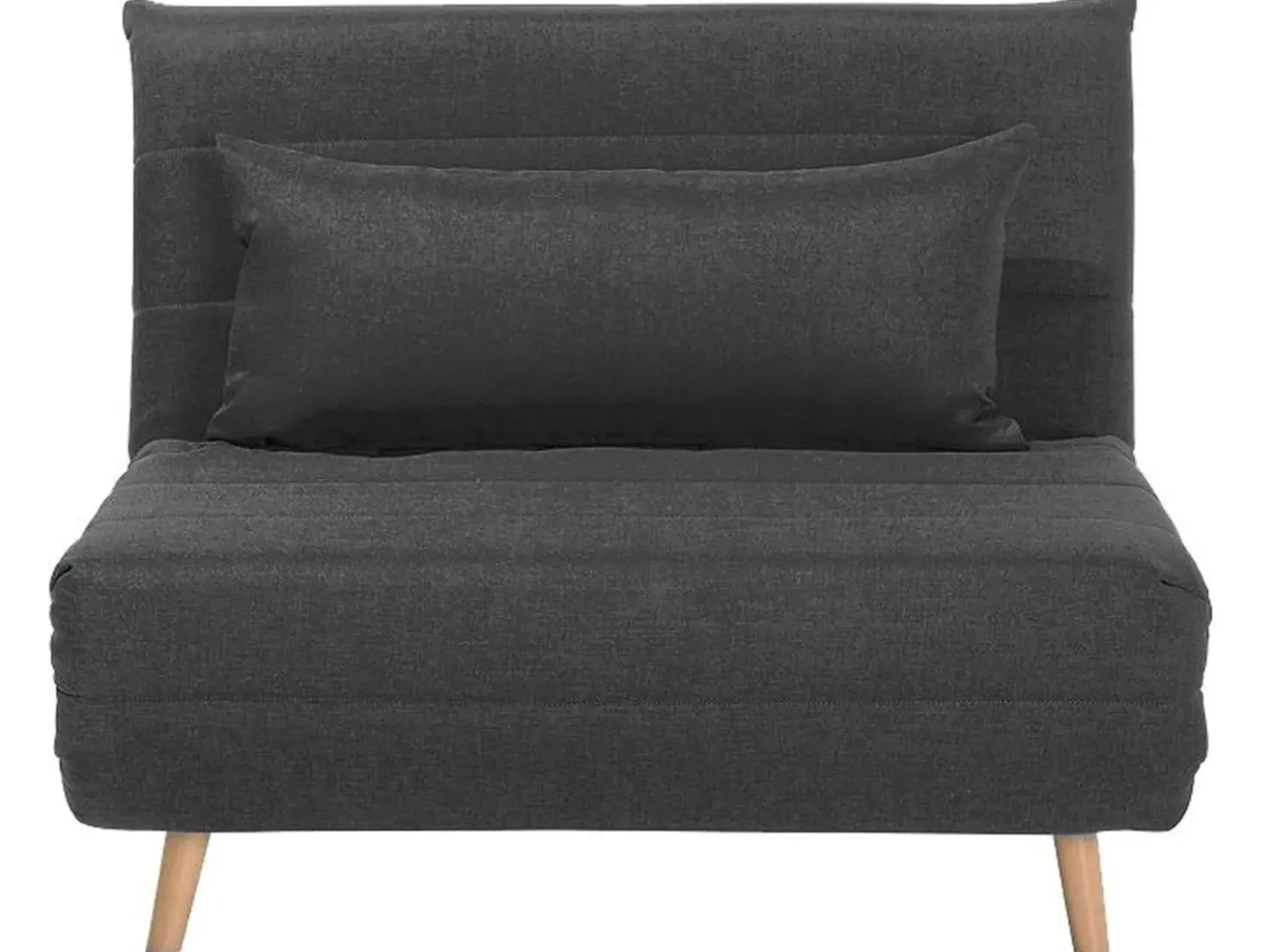 Divano letto singolo SETTEN Tessuto Grigio scuro