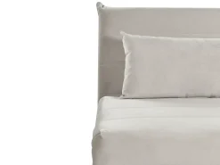 Divano letto singolo SETTEN Velluto Grigio chiaro