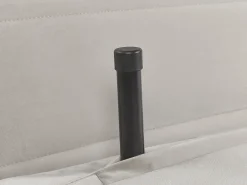 Divano letto singolo SETTEN Velluto Grigio chiaro