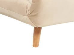 Divano letto singolo SETTEN Velluto Beige sabbia