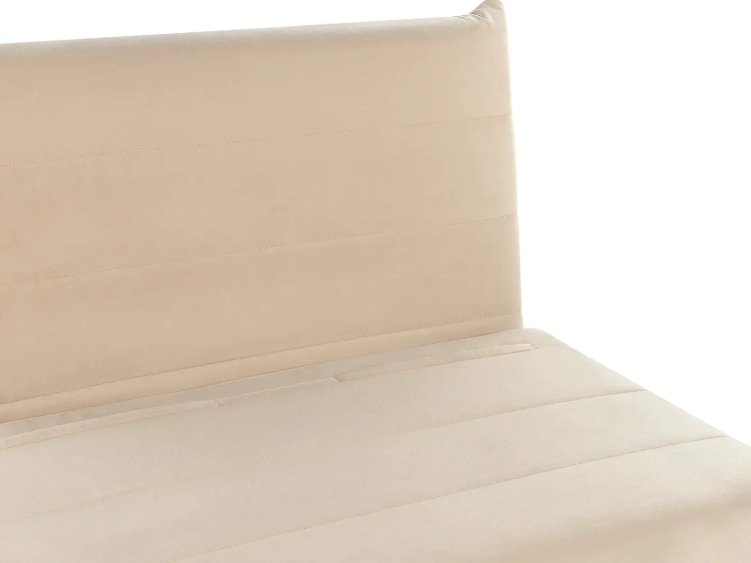 Divano letto singolo SETTEN Velluto Beige sabbia