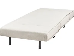 Divano letto singolo VESTFOLD Tessuto Beige chiaro