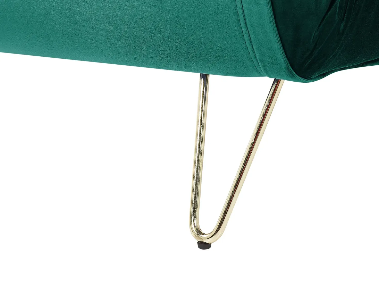 Divano letto singolo VESTFOLD Velluto Verde scuro
