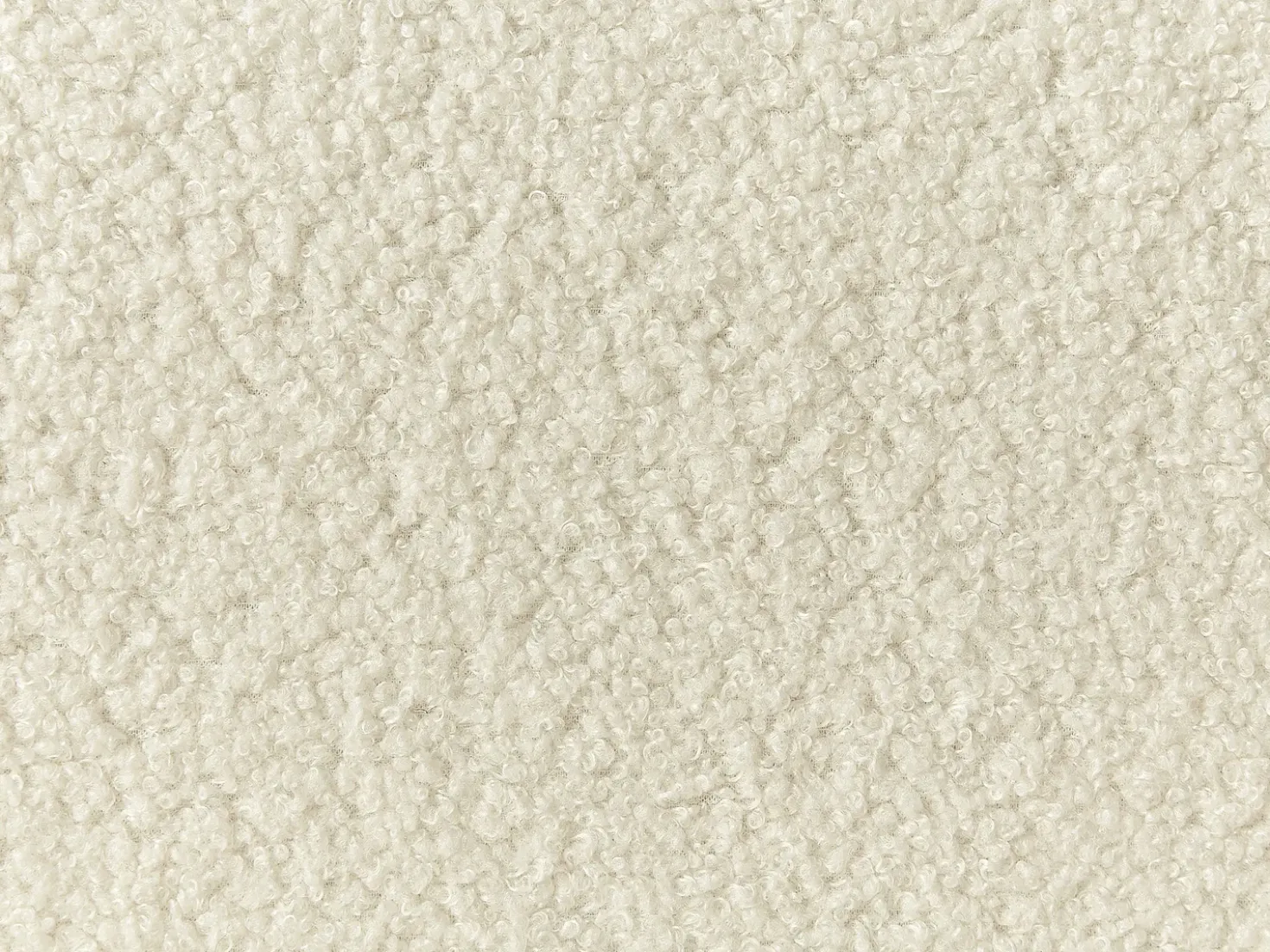 Divano letto singolo VESTFOLD Bouclé Bianco sporco