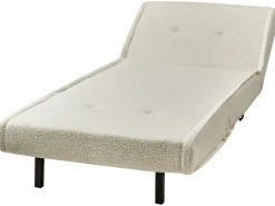 Divano letto singolo VESTFOLD Bouclé Bianco sporco