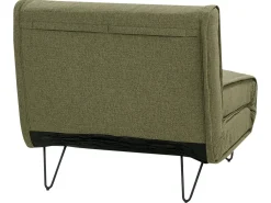 Divano letto singolo VESTFOLD Tessuto Verde oliva