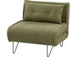 Divano letto singolo VESTFOLD Tessuto Verde oliva