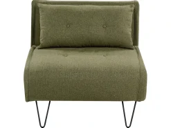 Divano letto singolo VESTFOLD Tessuto Verde oliva