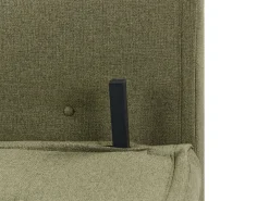 Divano letto singolo VESTFOLD Tessuto Verde oliva