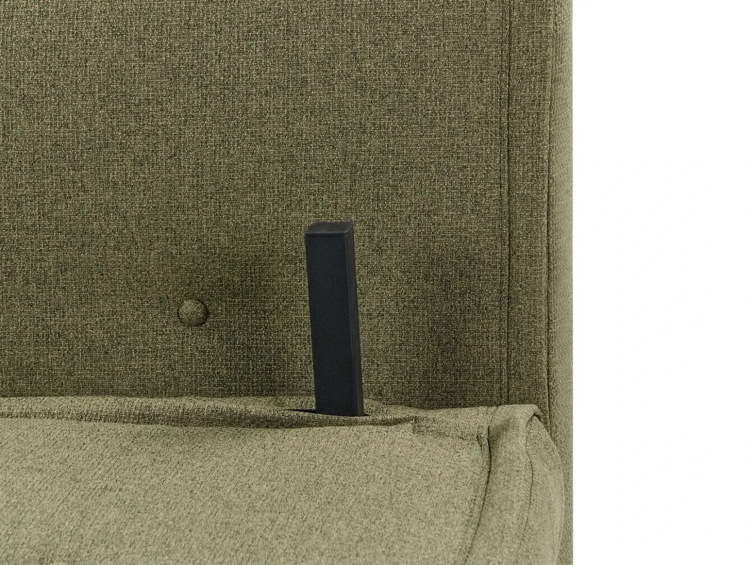 Divano letto singolo VESTFOLD Tessuto Verde oliva
