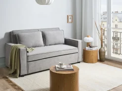 Divano letto UTTELA Tessuto Grigio