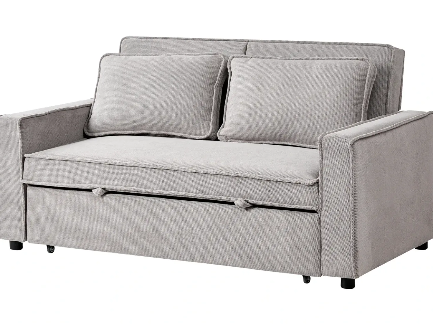 Divano letto UTTELA Tessuto Grigio
