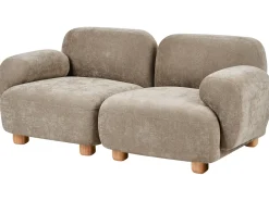 Divano modulare 2 posti AMLI Tessuto Beige