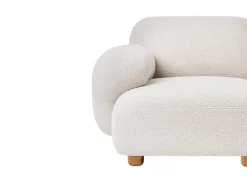 Divano modulare 3 posti AMLI Bouclé Bianco sporco