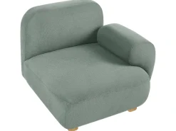Divano modulare 3 posti AMLI Tessuto Verde chiaro