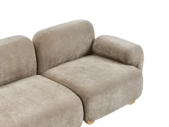 Divano modulare 3 posti AMLI Tessuto Beige