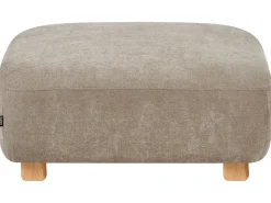 Divano modulare 3 posti AMLI Tessuto Beige con ottomana