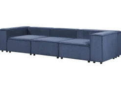 Divano modulare 3 posti ARDAL Velluto a coste Blu scuro