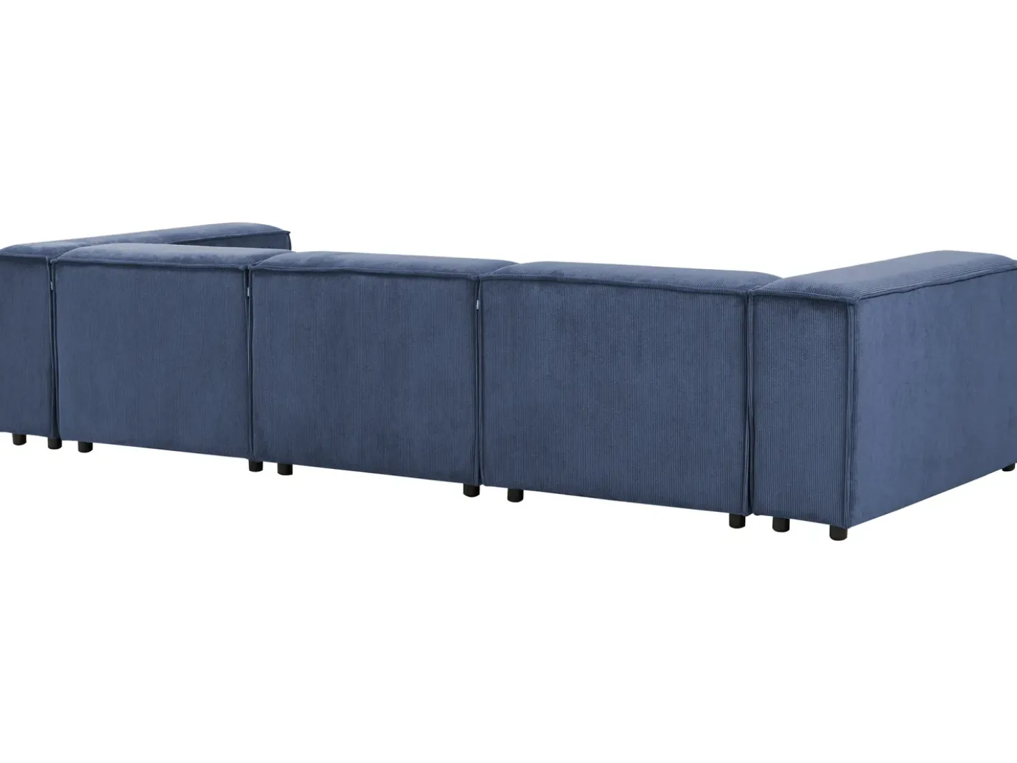 Divano modulare 3 posti ARDAL Velluto a coste Blu scuro