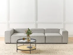 Divano modulare 3 posti ARDAL Tessuto Grigio chiaro
