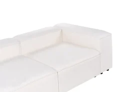 Divano modulare 3 posti ARDAL Bouclé Bianco sporco