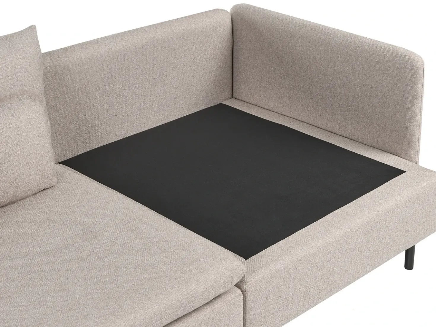 Divano modulare 2 posti EGERIS Tessuto Beige