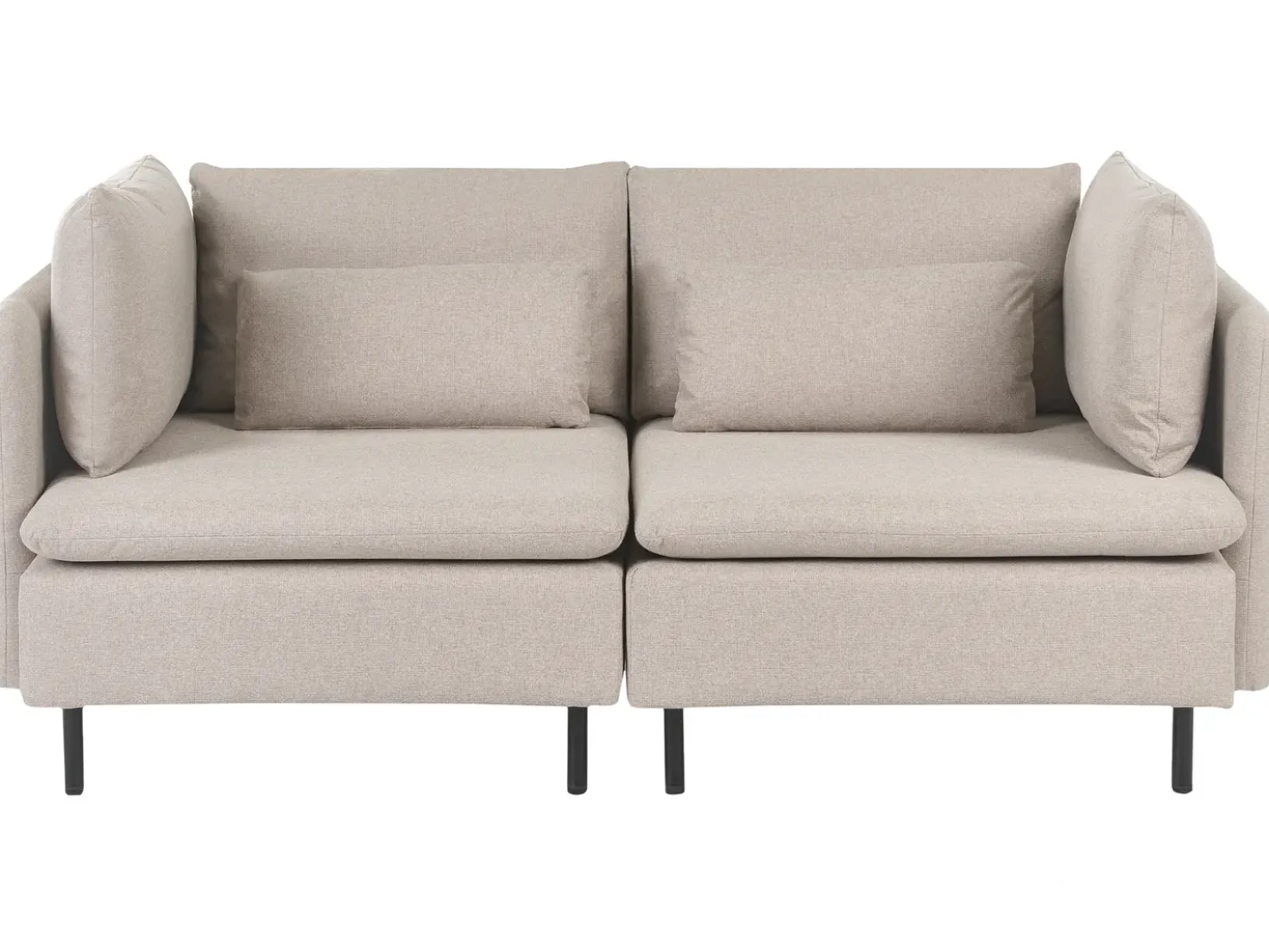 Divano modulare 2 posti EGERIS Tessuto Beige